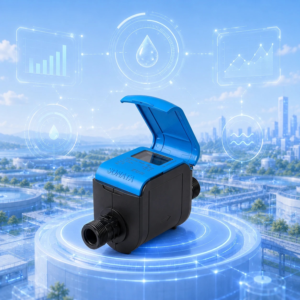 Automatic meter reading with NTP CityMind